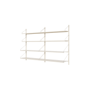 8416 Frama Shelf Library двойная настенная полка белая 108.4×80