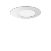 потолочный светильник с белым дисковым плафоном