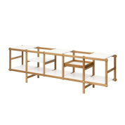 2738-8401 Frame Design House Stockholm Низкий книжный стеллаж с ячейками для хранения