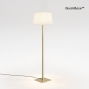 1480009 Astro lighting Beaumont торшер с прямым штативом и тканевым абажуром под золото