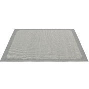 ковер шерстяной светло серый 200x300 см
