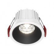 Alfa LED Maytoni встраиваемый светильник DL043-01-15W4K-RD-WB бело-черный