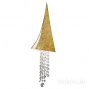 Kolarz Fonte di luce 5313.60150.940 настенный светильник сусальное золото ширина 30cm высота 70cm 1 лампа cветодиодная лампа с регулировкой яркости