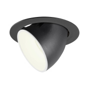1006066 SLV NUMINOS® GIMBLE XL DL светильник встраиваемый 1050мА 37.4Вт с LED 4000K, 3800лм, 20°, черный/белый