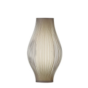 настольная лампа с тканевым абажуром, бежевый оттенок, IP20