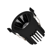 встраиваемый потолочный светильник даунлайт цилиндрической формы с глубоким металлическим отражателем