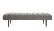 8002 Christophe Bench Sharkskin Velvet Grey Ash Arteriors диван