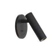 встраиваемый настенный светильник для чтения, корпус чёрный, IP20