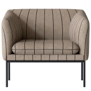 кресло для гостиной с мягким сиденьем и подлокотниками