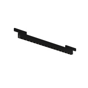 трековый светильник черного цвета с горизонтальным профилем