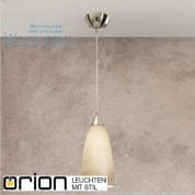 Подвесной светильник Orion Cone HL 6-1545/1 satin/Dekor marron