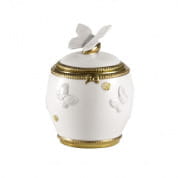 Butterfly white & gold sugar bowl чаша, Villari
