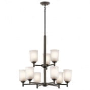 Shailene 9 Light Chandelier Olde Bronze люстра 43672OZ Kichler