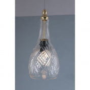Anasa Transparent Glass Courbée Pendant потолочный светильник Sutra Decor 141276