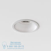 1249034 Minima Slimline Round Fixed Fire-Rated IP65 потолочный светильник для ванной Astro lighting Мэтт Уайт