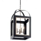 Vath 16" 4 Light Foyer Pendant Black подвесной светильник 52029BK Kichler