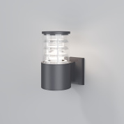 настенный уличный светильник серого цвета