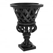 110601 Planter Cypress Gardens piano black finish ваза Eichholtz