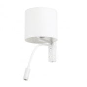 64322 Faro TIRA White wall lamp with LED reader настенный светильник