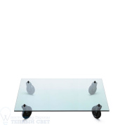TAVOLO CON RUOTE SMALL - 140 X 70 Fontana Arte  стол F1000TB150TR00 прозрачный