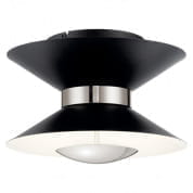 Kordan 3000K LED Flush Mount Matte Black потолочный светильник 84132 Kichler