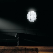 настенное бра с подвесами из хрусталя