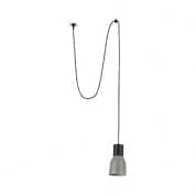 68604-62 KOMBO Grey pendant lamp Ø120 with plug подвесной светильник Faro barcelona