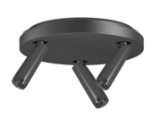 CCL03-1 Grau Clear SPOT TRIO BLACK/BLACK Накладной спот черный