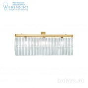 Kolarz PRISMA 314.63.3 настенный светильник золото 24 карата ширина 50cm высота 22cm 3 лампы g9