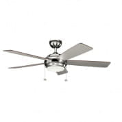 52" Starkk Fan Polished Nickel люстра-вентилятор 330174PN Kichler