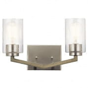 Deryn 14.5" 2 Light Vanity Light Distressed Antique Grey настенный светильник 45033DAG Kichler