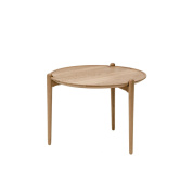 2714-8400 Aria Design House Stockholm Высокий кофейный стол из дуба со столешницей круглой формы