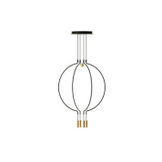 SPLIAIP4NEOOLED Axolight Liaison S4 SP LED маленькая дизайнерская люстра золотой; чёрный