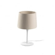 64316-35 Faro SAMBA White/ribbon beige mini table lamp настольная лампа белый