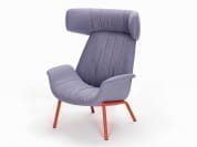 Ila Тканевое кресло с подголовником и стальной конструкцией Pedrali PID452416