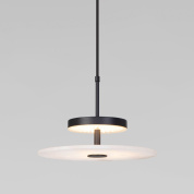 подвесной светильник с круглым стеклянным диском на штанге