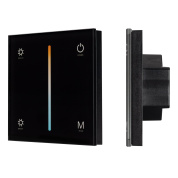 033765 Arlight Панель SMART-P21-MIX-G-IN Black (12-24V, 4x3A, Sens, 2.4G)
