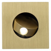 встраиваемый настенный светильник с латунным корпусом