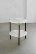 Double Side Table 40  (3 legs) , столик, Contain