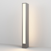 ландшафтный светильник с вертикальным корпусом цвета графит