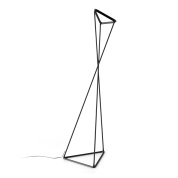 напольный светильник с направленным вверх световым потоком и каркасной конструкцией