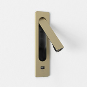 светильник для чтения с USB матовое золото