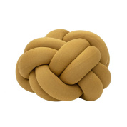 2682-2000 Knot Design House Stockholm Крупная декоративная подушка-узел жёлтого цвета