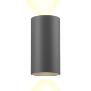 настенный светодиодный светильник вверх вниз с цилиндрическим корпусом