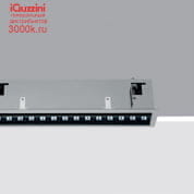 MQ29 Laser Blade iGuzzini Adjustable 15 - cell Recessed frame - LED - Warm white - DALI dimmable power supply - Beam 48°