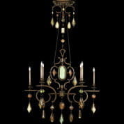 708940-1 Encased Gems 50" Oval Chandelier люстра, Fine Art Lamps