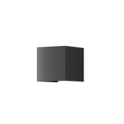 архитектурная настенная подсветка черного цвета