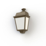 настенный светильник с фонарным плафоном песочного цвета