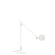 настольная лампа с регулируемым кронштейном и прямоугольным плафоном