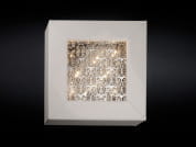 ARRAS SQUARE Настенный светильник из кожи с кристаллами VGnewtrend